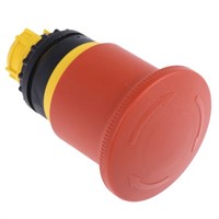 Eaton Mushroom Red Emergency Stop Push Button - Latching, M22 Series, 22mm Cutout