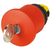 Eaton Mushroom Red Emergency Stop Push Button - Latching, M22 Series, 22mm Cutout