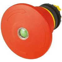 Eaton Mushroom Red Emergency Stop Push Button - Latching, M22 Series, 22mm Cutout