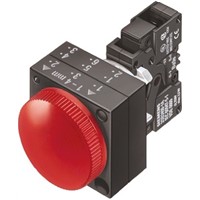 Siemens, Panel Mount Red LED Pilot Light, 22.3mm Cutout, IP66