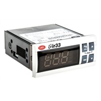 Carel IR33 Panel Mount PID Temperature Controller, 76.2 x 34.2mm, 4 Output SSR, 24 V ac/dc, 115 230 V ac, 12