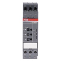 ABB DPDT Multi Function Timer Relay, 0.05 s  300 h, 2 Contacts, 24  240 V ac, 24  48 V dc -
