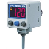 SMC Gas Vacuum Pressure Switch, Analogue -100  100kPa, 12  24 V dc, BSP 1/8 process connection