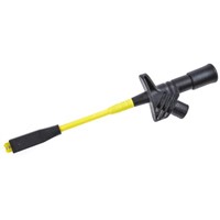 Hirschmann Test &amp;amp; Measurement 20A Black Grabber Clip, 1kV Rating - 8.3mm Tip Size, 4mm Probe Socket Size