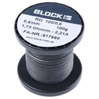 Block 1 Core Unscreened Resistance Wire, 39m Reel, RD Series