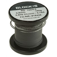Block 1 Core Unscreened Resistance Wire, 22m Reel, RD Series