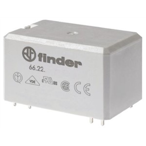 Finder PCB Mount Non-Latching Relay - DPST, 6V dc Coil, 50A Switching Current, 2 Pole