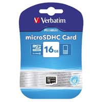 Verbatim Micro SDHC Card 16GB Class 10