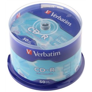 Verbatim 700 MB 52X CD-R, 50 Pack