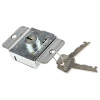 Euro-Locks a Lowe &amp;amp; Fletcher group Company Steel Padlockable Zinc Plated Door Bolt