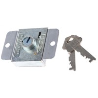 Euro-Locks a Lowe &amp;amp; Fletcher group Company Steel Padlockable Zinc Plated Door Bolt, 67 x 42.8mm