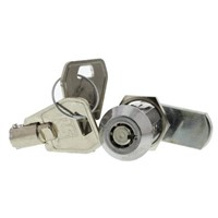 Euro-Locks a Lowe &amp;amp; Fletcher group Company Panel to Tongue Depth 30mm Chrome Plated Tumbler Lock, Key to unlock