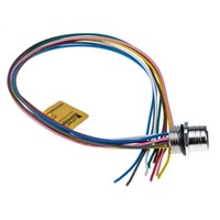 Brad, Ultra-Lock Series, Straight M12 to Unterminated Cable assembly, 8 Core 300mm Cable