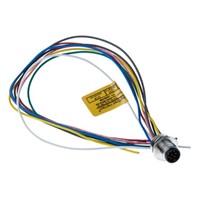 Brad, Ultra-Lock Series, Straight M12 to Unterminated Cable assembly, 8 Core 300mm Cable