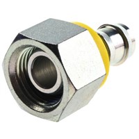 Parker Threaded-to-Tube Pneumatic Fitting G 1/2 to Push In 12 mm, 82 Series