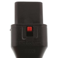 EU Cable Locking System IEC C14 inlet