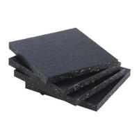 Fabreeka 100mm Anti Vibration Mat 2311152 8000psi Masticated Rubber 100 x 100mm 10mm Bearing Pad 100mm