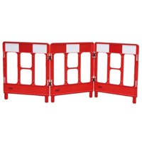 3-Gated W/gate Sys Red Panels Reflect