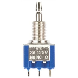 TE Connectivity Double Pole Double Throw (DPDT) Latching Miniature Push Button Switch, 5.9 (Dia.)mm, Panel Mount