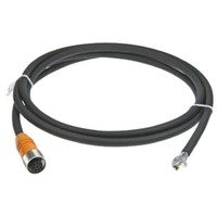 Omron Y92E-M12PURSH4S10M-L Transmitter Cable, For Use With F3S-TGR-CL Light Curtain