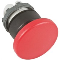 ABB Mushroom Red Push Button Head - Momentary Modular Series, 22mm Cutout