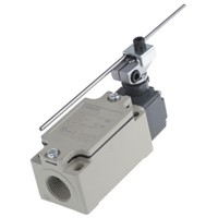 D4B-N Safety Switch With Rod Lever Actuator, Metal, NO/NC