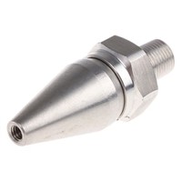 Meech Pneumatic Airmiser Nozzle R 1/8 17cfm, Stainless Steel, 1 10bar