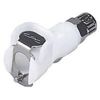 Straight Male Hose Coupling Coupling Body - Non-Valved, Ferruleless Poly Tube Fitting, Acetal
