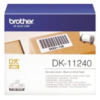 Brother on White Label Printer Tape &amp;amp; Label