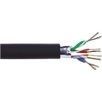Alpha Wire Black TPE Cat5e Cable UTP, 152m Unterminated/Unterminated