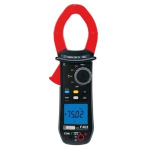 Chauvin Arnoux F403 Multifunction Clamp Clamp Meter, Max Current 1kA ac, 1.5kA dc CAT III 1000 V, CAT IV 1000 V