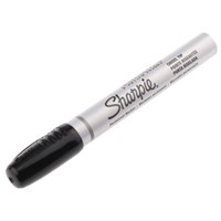 Sharpie Pen Metal Small Chisel Tip Black