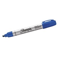 Sharpie Pen Metal Small Chisel Tip Blue