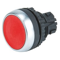 BACO Flush Red Push Button Head - Spring Return, 22mm Cutout