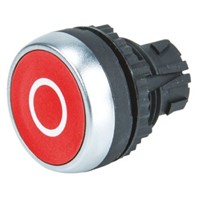 BACO Flush Red Push Button Head - O, 22mm Cutout