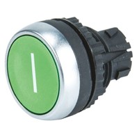 BACO Flush Green Push Button Head - I, 22mm Cutout
