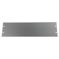 19-inch Front Panel, 3U, 95HP, Grey, Aluminium