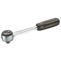 Gedore 1/4 in Socket Wrench, Square Drive With Non-Slip Handle