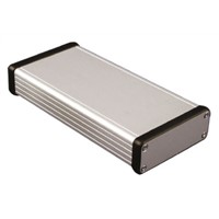 Hammond 1455, Aluminium Enclosure, 160 x 78 x 27mm Clear