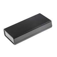 Hammond 1593, ABS Project Box, Black, 140 x 66 x 28mm