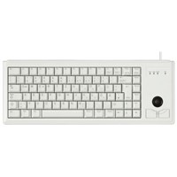 Cherry Trackball Keyboard Wired USB Compact, QWERTZ Grey