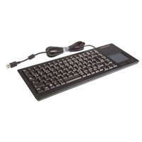 Cherry Touchpad Keyboard Wired USB Compact, QWERTZ Black