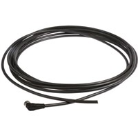 Connection lead, M8 angled, 4 pin PUR 5m