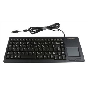 Cherry Touchpad Keyboard Wired USB Compact, QWERTY (US) Black