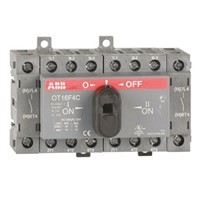 ABB 4 Pole DIN Rail Non Fused Isolator Switch - 4NO, 16 A Maximum Current