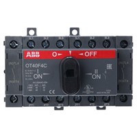 ABB 4 Pole DIN Rail Non Fused Isolator Switch - 4NO, 40 A Maximum Current