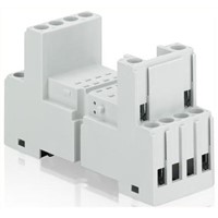 ABB CR-P/M Series , 24V dc SPDT Interface Relay Module, Cage Clamp, Fork, Screw Terminal , PCB Mount