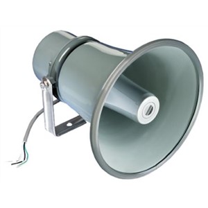 Re-entrant horn speaker, 100 volt