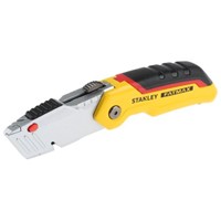 Stanley Retractable 140mm Folding; Utility Trimming Knife with Standard Blade
