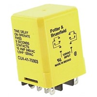 TE Connectivity Timer Relay, 1 s - DPDT Switch Configuration